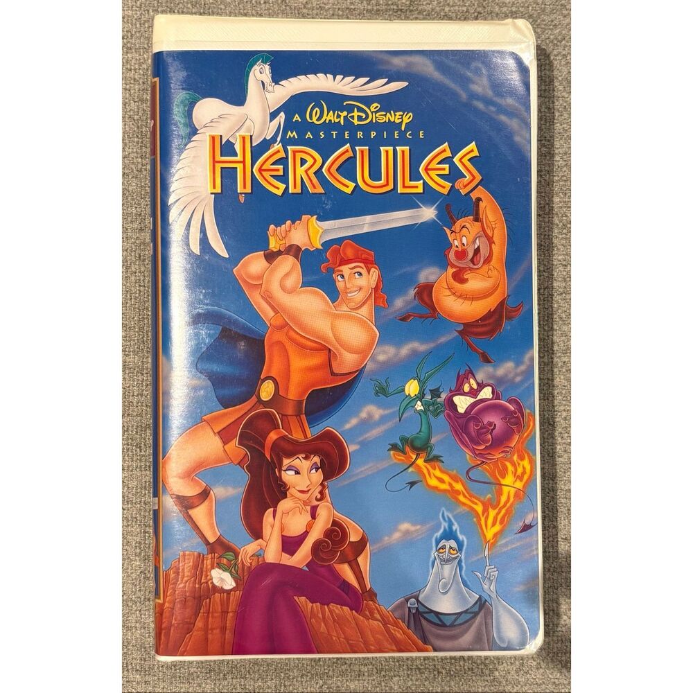 Walt Disney Masterpiece Collection VHS tape of the 1997 animated film Hercules